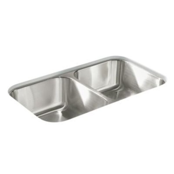Mcallister 32X18X8 Uc Dbl Basin Sink, Sterling, Mfr#: F11406-NA